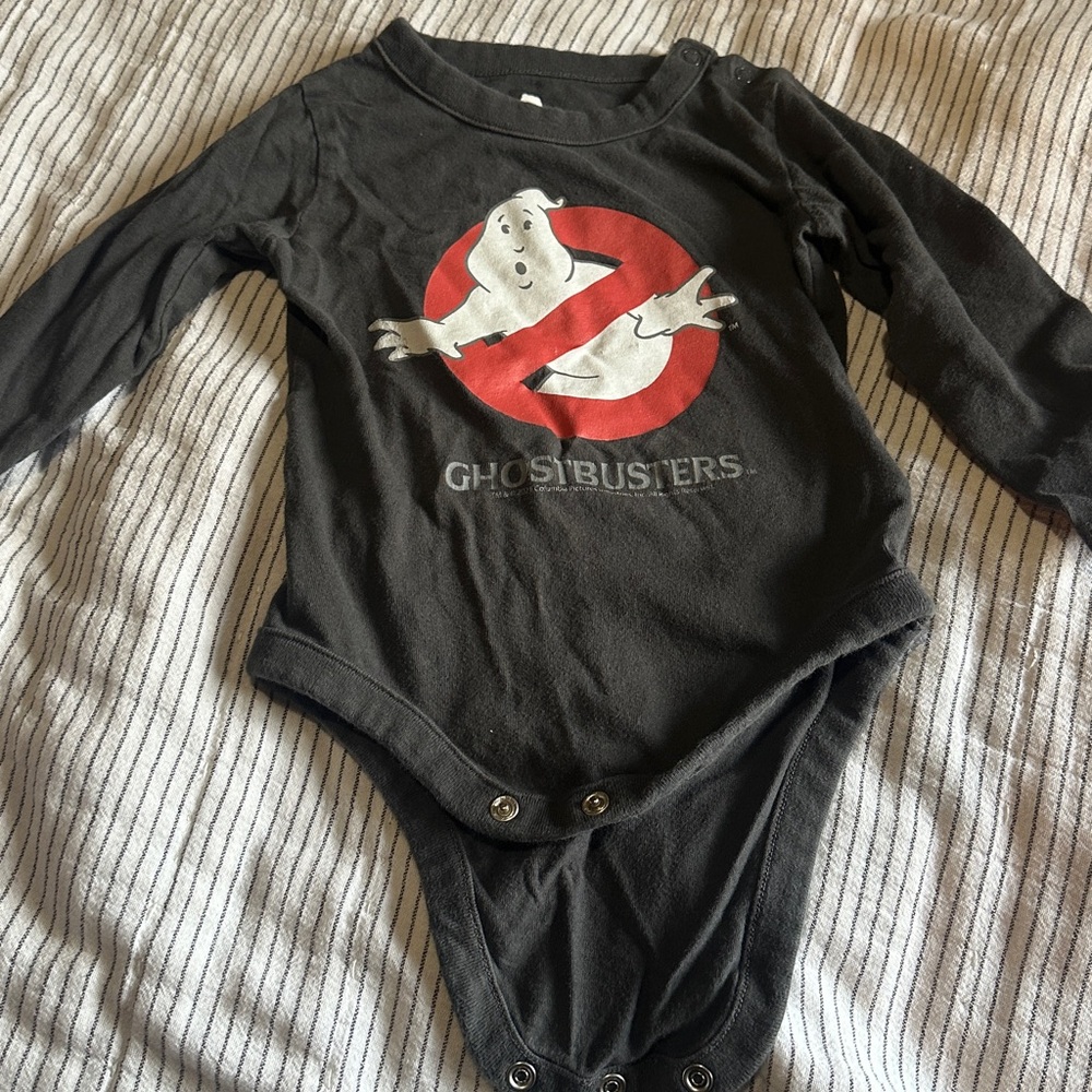 Baby Gap Ghostbuster onesie shirt